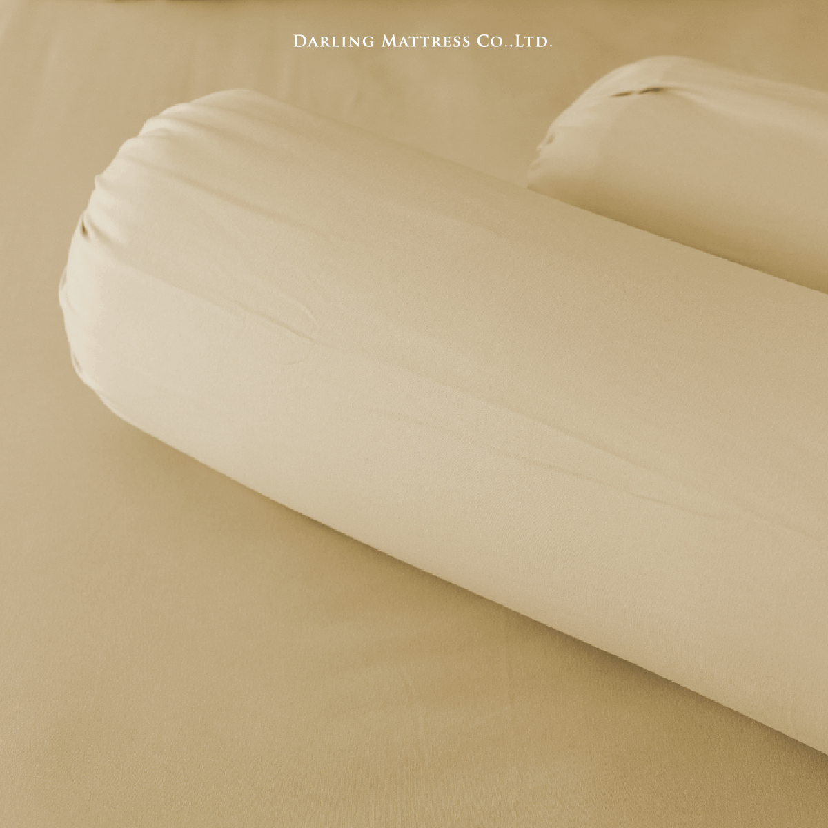 ชุดผ้าปูผ้านวม 6 ฟุต DARLING MATTRESS รุ่นสีพื้น สีแซนด์_3